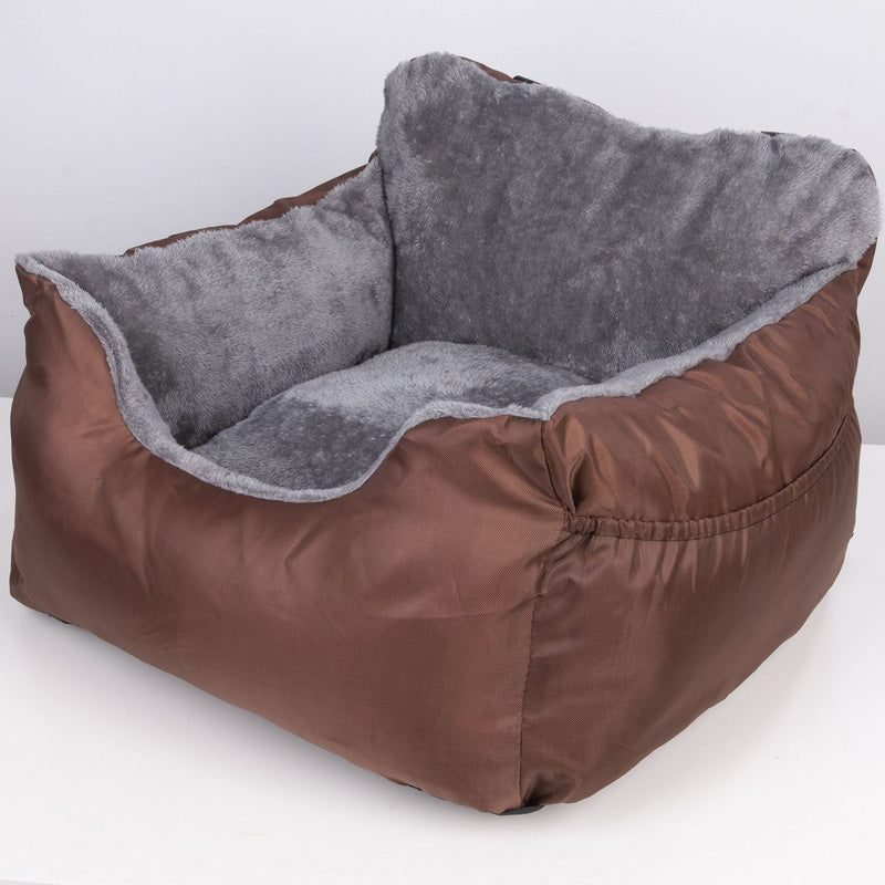 🚙🛡️Half‑Enclosed Pet Car Booster Seat | Calm Your Pet During Road Trips🐾
