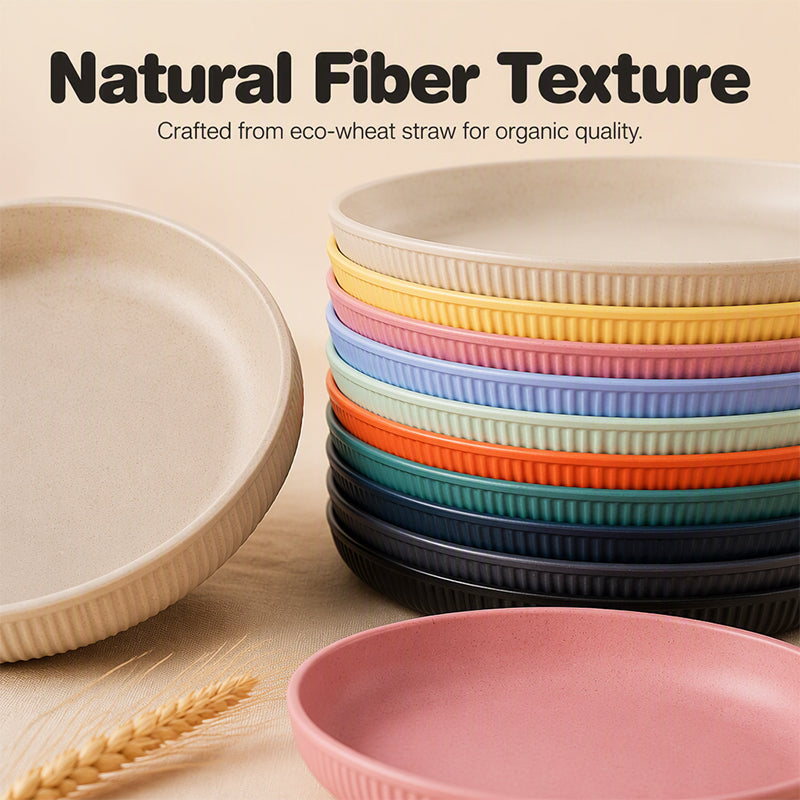 🍽️ 50% off! Unbreakable Wheat Straw Dinner Plates