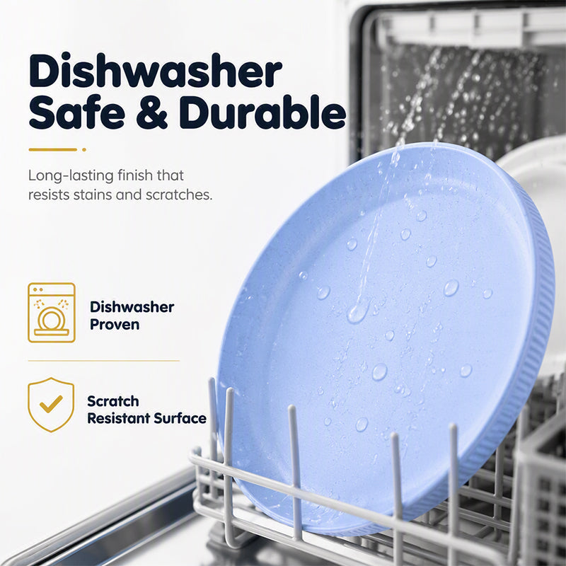 🍽️ 50% off! Unbreakable Wheat Straw Dinner Plates