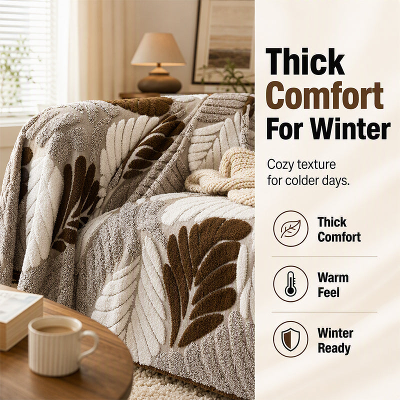 🍂 LIMITED-TIME 50% OFF 🛋️ Cozy Plush Sofa Cover – Extra-Thick, Soft & Non-Slip Couch Protector for a Warm Living Room