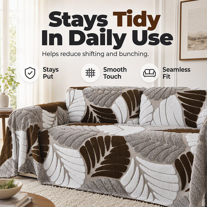 🍂 LIMITED-TIME 50% OFF 🛋️ Cozy Plush Sofa Cover – Extra-Thick, Soft & Non-Slip Couch Protector for a Warm Living Room