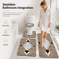 ✨ 4-Piece Faux Cashmere Bathroom Rug Set – Ultra-Soft Plush Underfoot, Overlock Stitched Anti-Shedding & Secure Grip – Rectangular Mat, U-Shaped Toilet Mat, Lid Cover & Runner 🧼