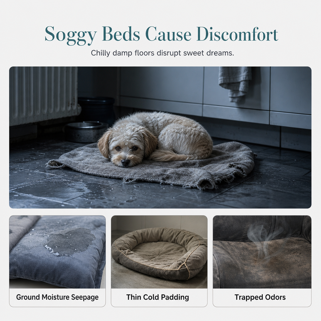 💤 MASSIVE 50% SAVINGS  🐾 Cozy Oval Pet Bed — Plush Fleece, Moisture-Proof & Scratch Resistant