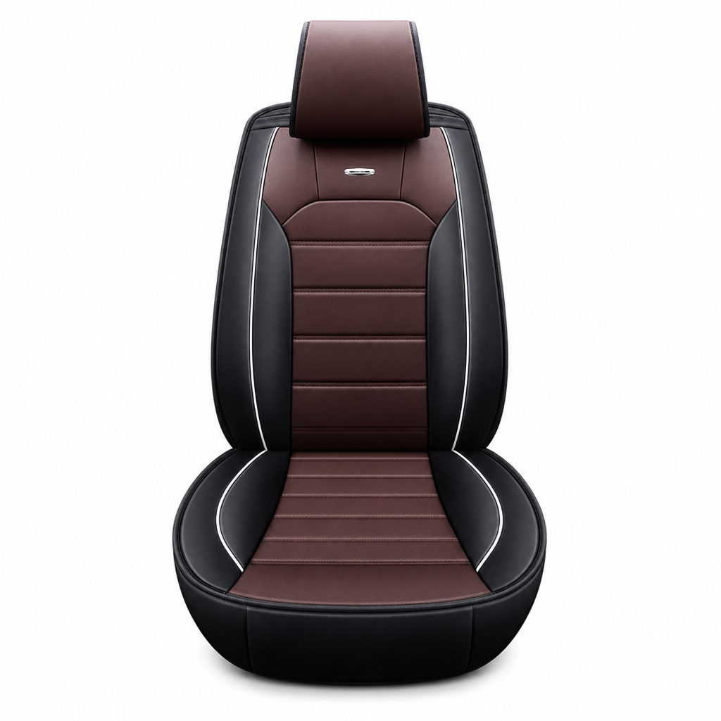 🚗 50% OFF NOW! 🪑 Full-Coverage Leather Car Seat Covers – All-Season Protection, 5D Surround & Safety Split Seams – Universal Fit 🛡️