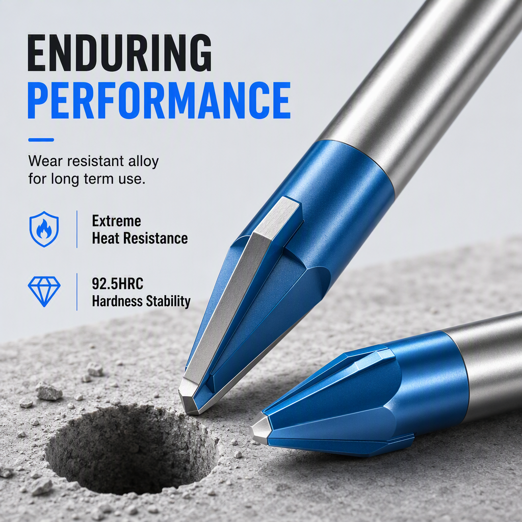 📢📢50% OFF !! ⏰ Hex Shank Carbide Eccentric Drill Bit – Crack-Free, Sharp Tip, Multi-Surface ✨