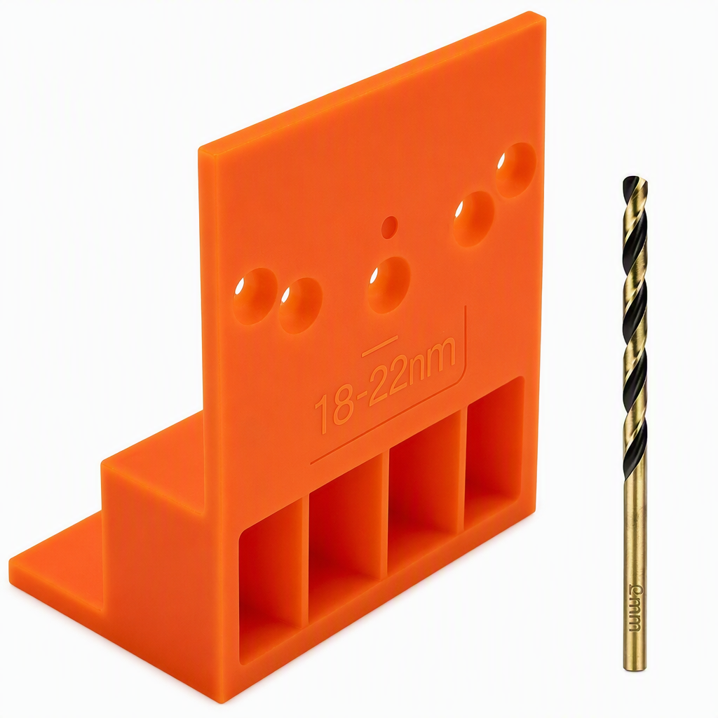 ⏳Time-Limited Special⏰Wardrobe Cabinet Side Filler Panel Installation Locator and Stepped Positioning Plate for Precise Hole Alignment