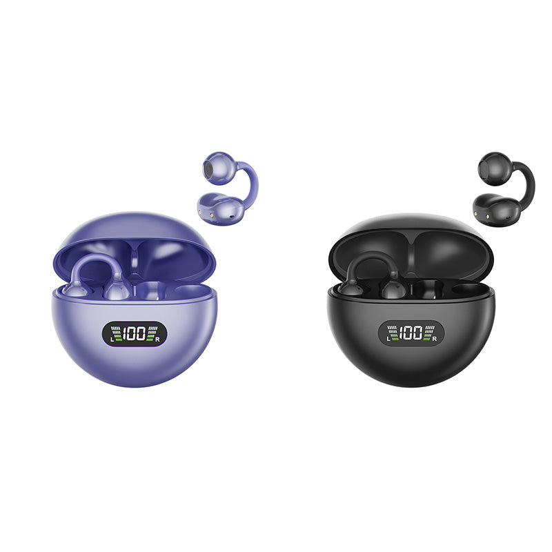 🎧👂 50% OFF!🥳 Open-Ear Clip-On Bluetooth Earbuds – all-day comfort, immersive sound, leakage control, 8-10h battery, touch control. No ear pain! 🔋💪