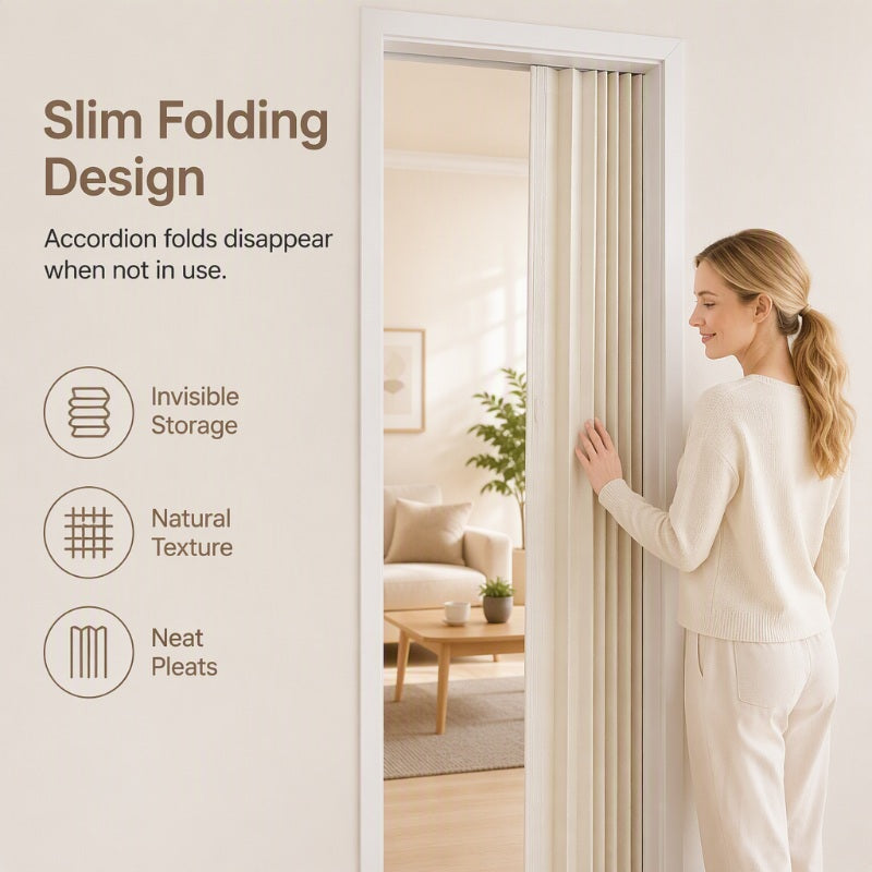 ⏰🔥LIMITED TIME 50% OFF!🔥50K+ SOLD! Add Privacy Instantly! No-Drill Adhesive Sliding Curtain