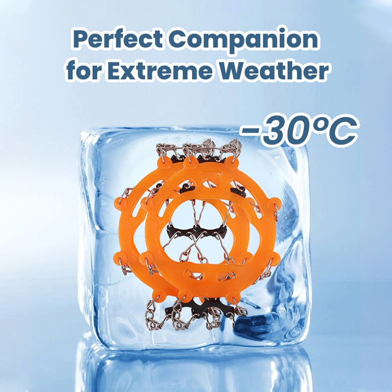 ⏳🔥LIMITED-TIME 50% OFF! ⏰🥾Anti-Slip Crampons for Outdoor Shoes & Boots – Ice Grips with Spikes for Hiking, Walking, Snow & Winter Traction 🏔️