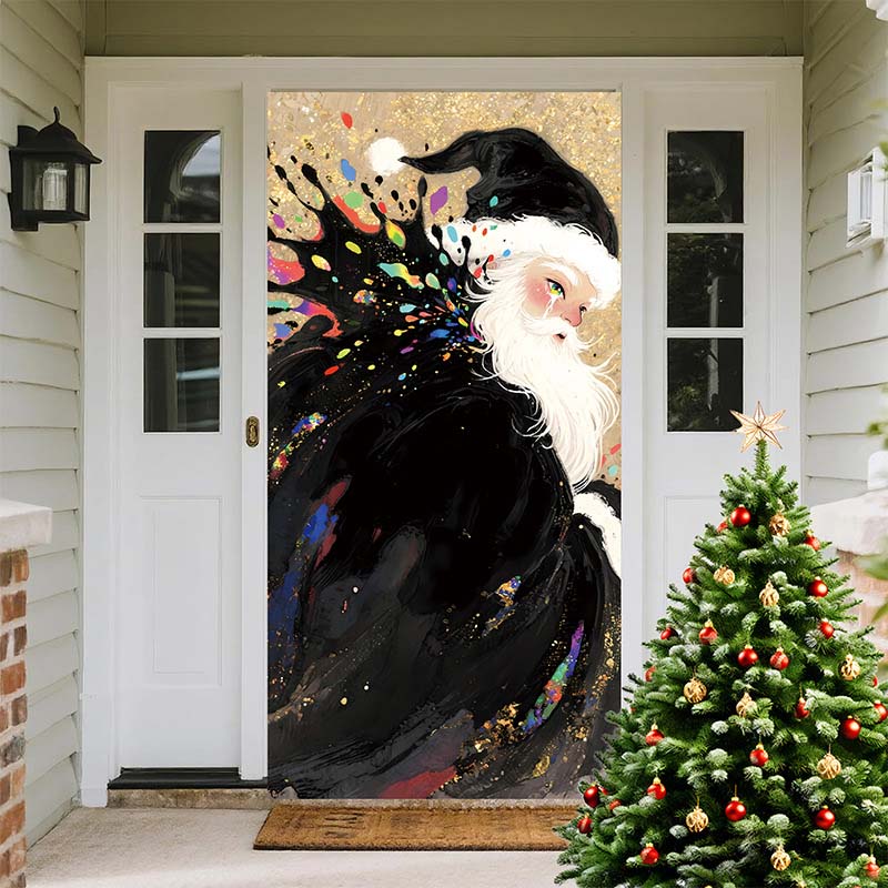 🎄 LIMITED-TIME 50% OFF! 🎅 Christmas Door Cover For Instant Holiday Decor – Fade Resistant, Multi-Scene, Vivid Prints ✨