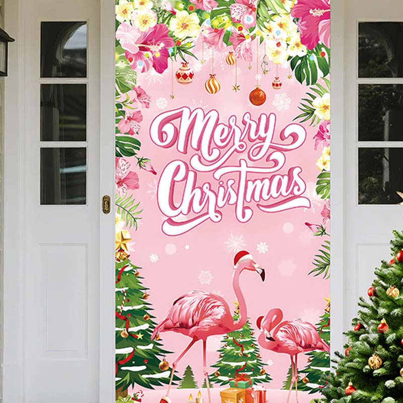🎄 LIMITED-TIME 50% OFF! 🎅 Christmas Door Cover For Instant Holiday Decor – Fade Resistant, Multi-Scene, Vivid Prints ✨