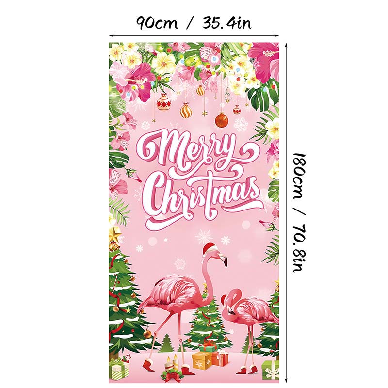 🎄 LIMITED-TIME 50% OFF! 🎅 Christmas Door Cover For Instant Holiday Decor – Fade Resistant, Multi-Scene, Vivid Prints ✨