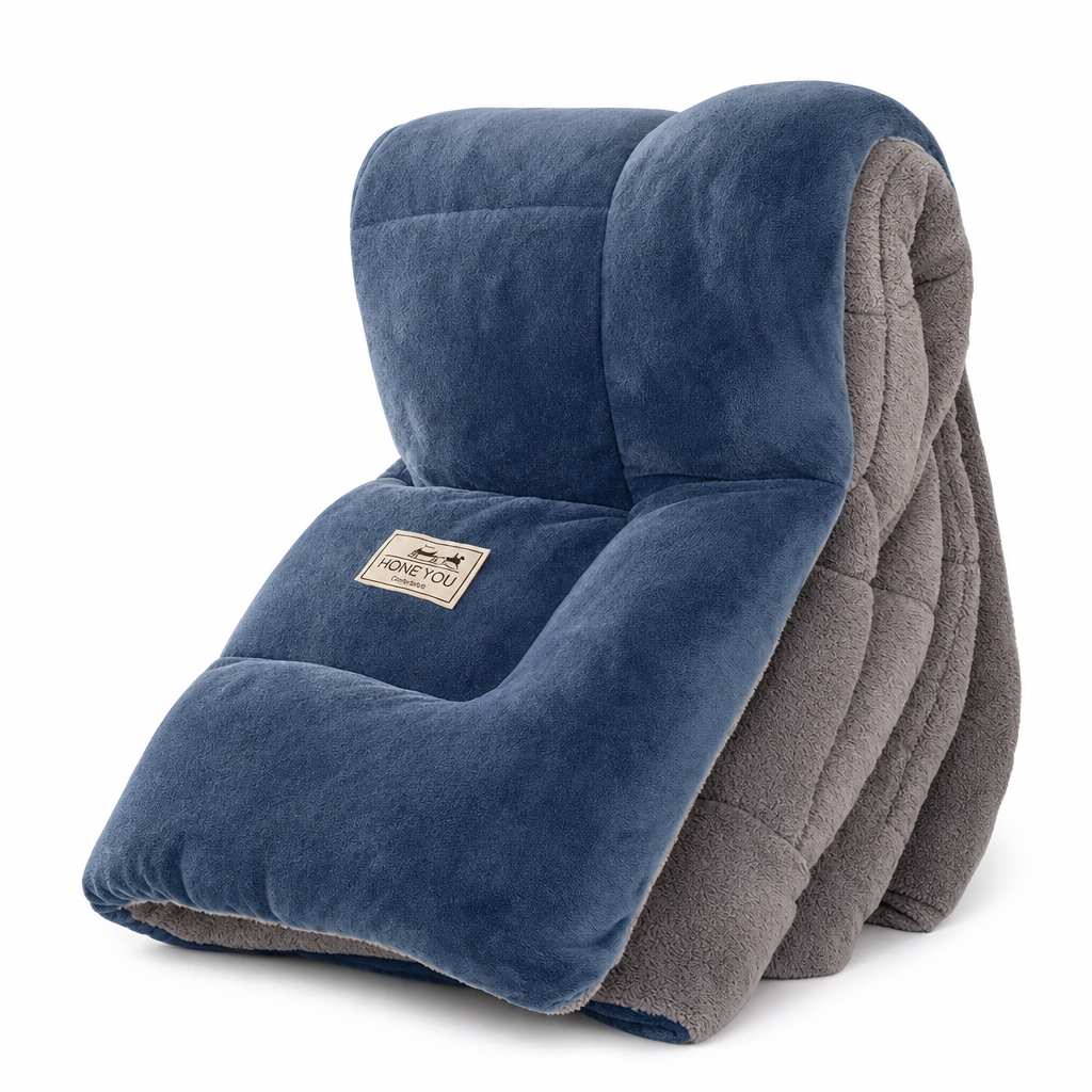 📢📢50% OFF !! ⏰Thick Warm Milk Velvet Winter Comforter Solid Color Soft Fleece Quilt Duvet Insert