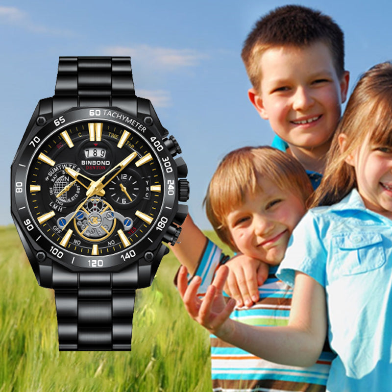 ⏳🔥LIMITED-TIME 50% OFF! ⏰Men's Stainless Steel Waterproof Luminous Watch⌚