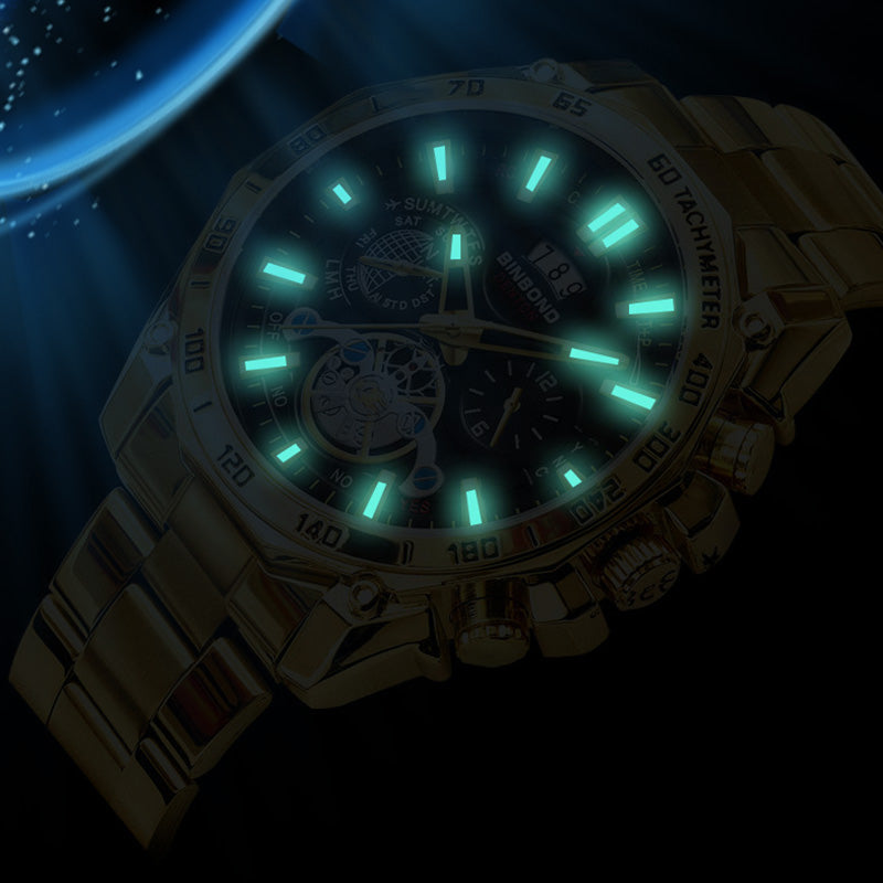 ⏳🔥LIMITED-TIME 50% OFF! ⏰Men's Stainless Steel Waterproof Luminous Watch⌚