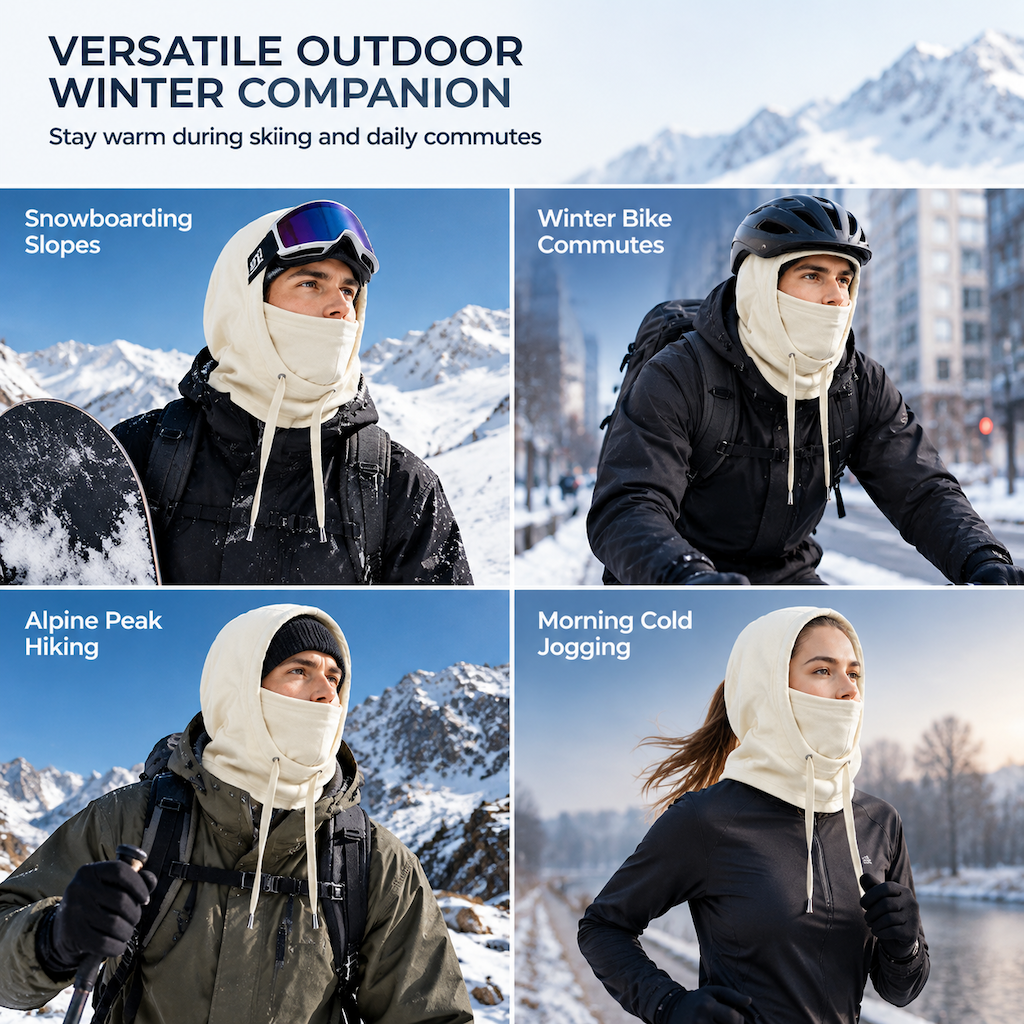 🥳💞28K+ SOLD! ❄️🧣3-in-1 Winter Balaclava – windproof covers head, neck, face & ears. Adjustable fit for skiing, cycling & cold weather!🛡️💪🎁