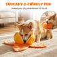 Hide & Seek Orange Plush Dog Toy