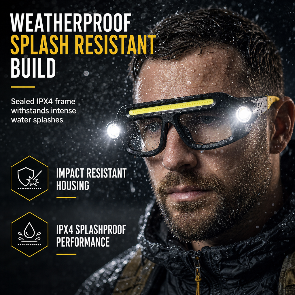 💡 LIMITED-TIME 50% OFF! 👓 USB Rechargeable Double Sided Clip On Glasses Light – 5 Brightness Modes, Hands-Free ✨