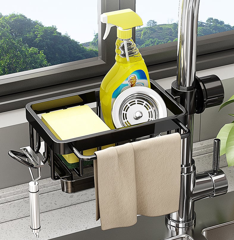2026 New Arrival👩‍🍳 Kitchen Sink Faucet Organizer
