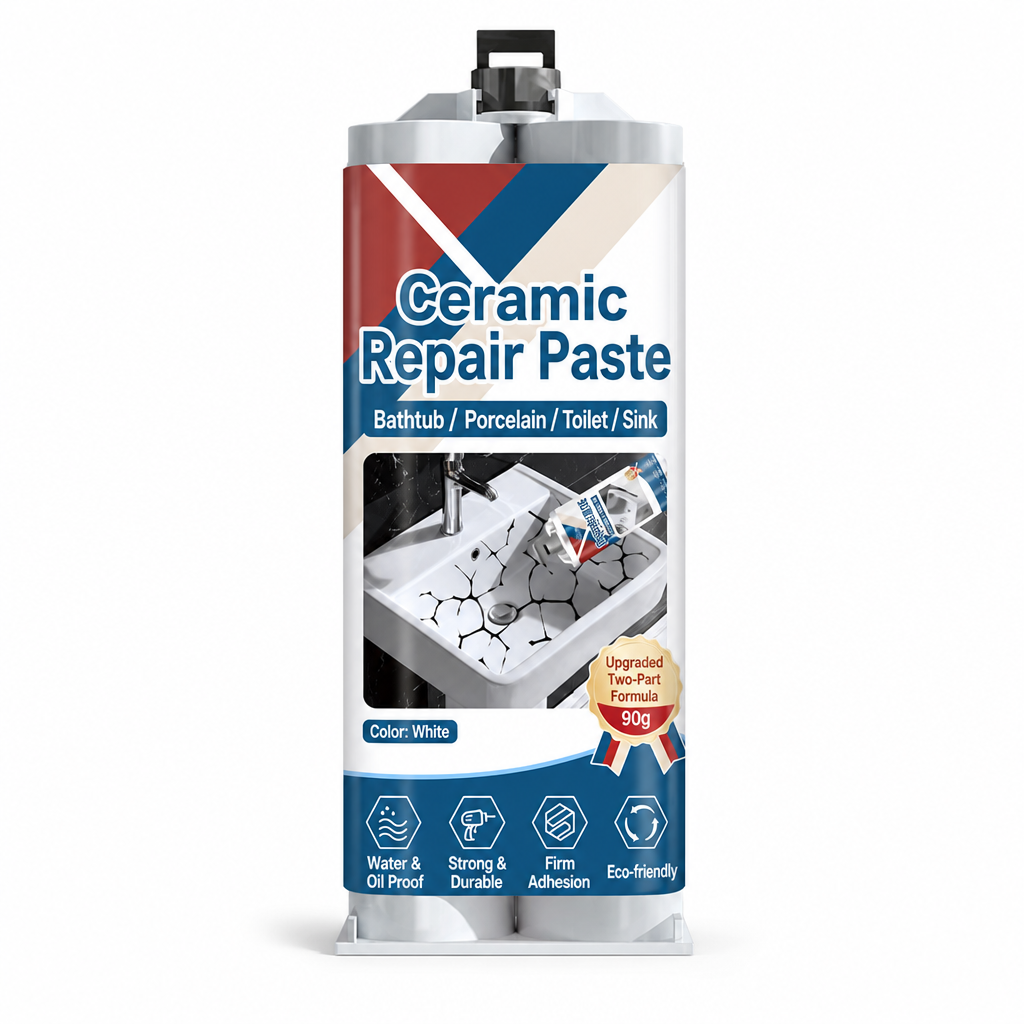📢📢LIMITED-TIME 50% OFF⏰🏠 Ceramic Tile Repair Paste – Restore Cracks & Chips Easily With A DIY Waterproof Repair Solution 🛠️