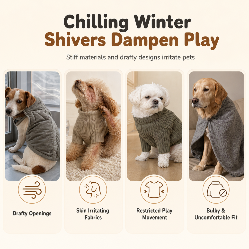 ⏳Time-Limited Special⏰Warm Thickened Pet Sweater Vest High Neck Clothes for Small Dogs and Cats in Autumn and Winter