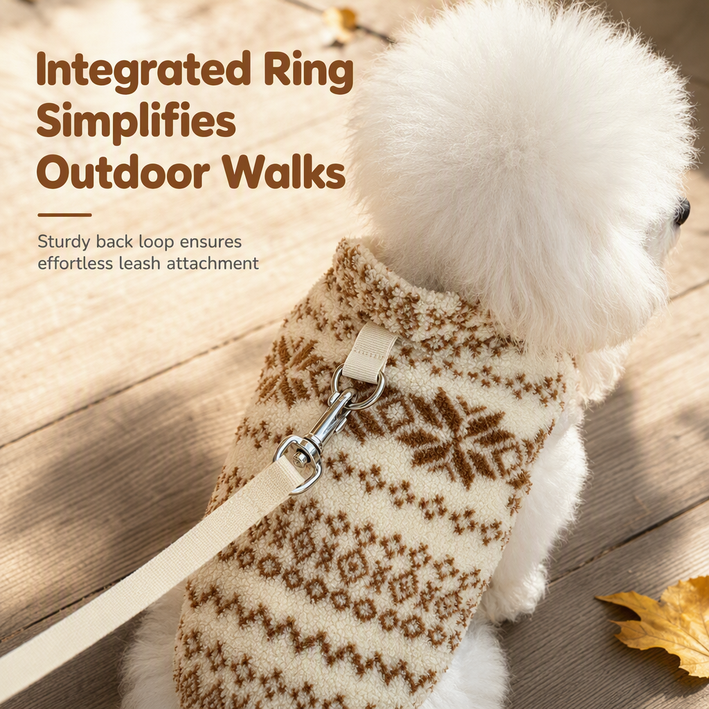 ⏳Time-Limited Special⏰Warm Thickened Pet Sweater Vest High Neck Clothes for Small Dogs and Cats in Autumn and Winter