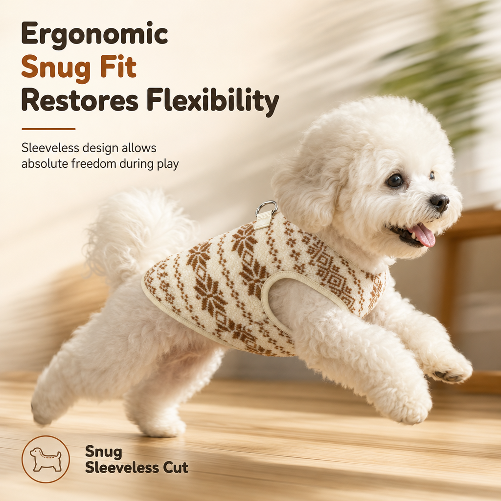 ⏳Time-Limited Special⏰Warm Thickened Pet Sweater Vest High Neck Clothes for Small Dogs and Cats in Autumn and Winter