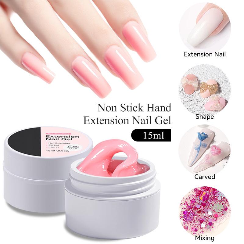 💅 Solid Nail Extension Builder Gel — Non-Flowing, Easy to Use 🥳