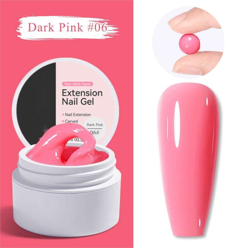 💅 Solid Nail Extension Builder Gel — Non-Flowing, Easy to Use 🥳