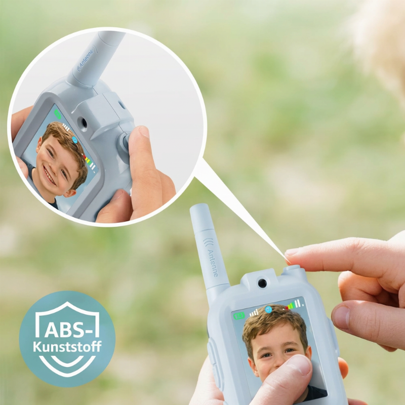 📹 Kids' Video Walkie Talkies – Live Video Chat & 3 Fun Voice Effects
