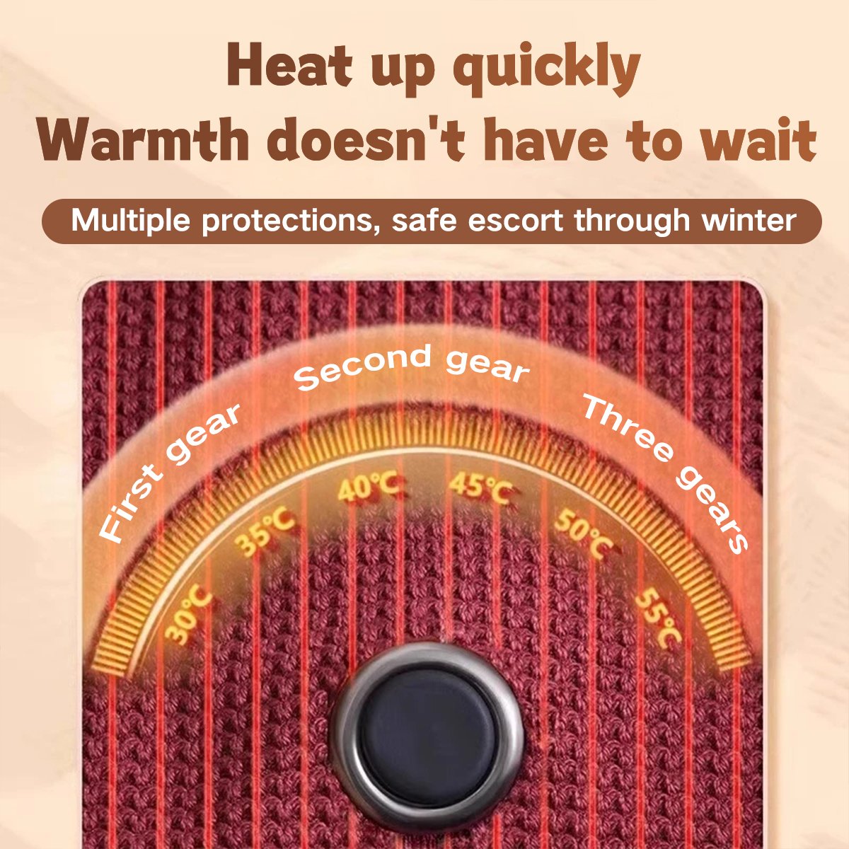 ⏰🔥LIMITED TIME 50% OFF!🔥50K+ SOLD! Portable Electric Heated Blanket & Shawl