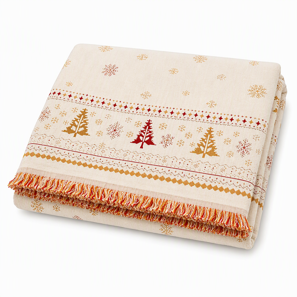 ⏳Time-Limited Special⏰🐱🛋️🎄 Thickened Christmas Chenille Sofa Cover – Full Coverage Cat Scratch & Stain Resistant Couch Slipcover ✨