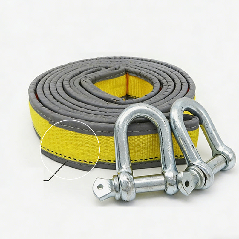 📢📢50% OFF !! ⏰ 8-Ton Tow Rope with U-Shackle Hooks – Strong & Reliable 💪