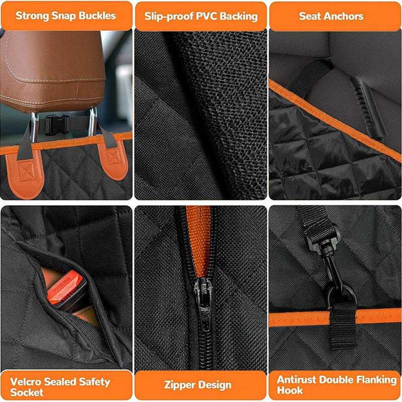 🐕 Waterproof Car Back Seat Cover for Dogs