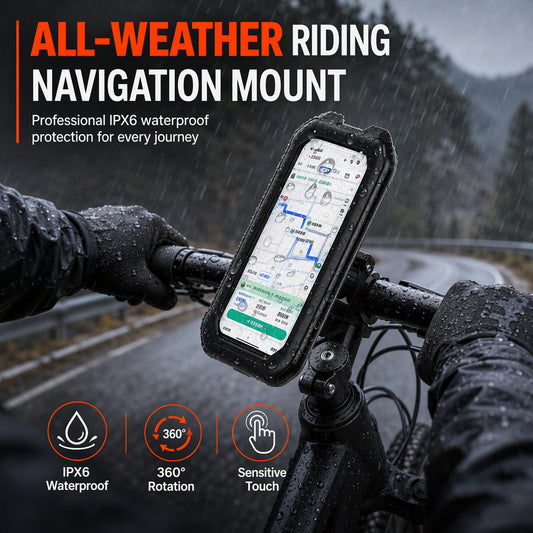 📢📢LIMITED-TIME 50% OFF⏰Waterproof Bike & Motorcycle Phone Holder – IPX6