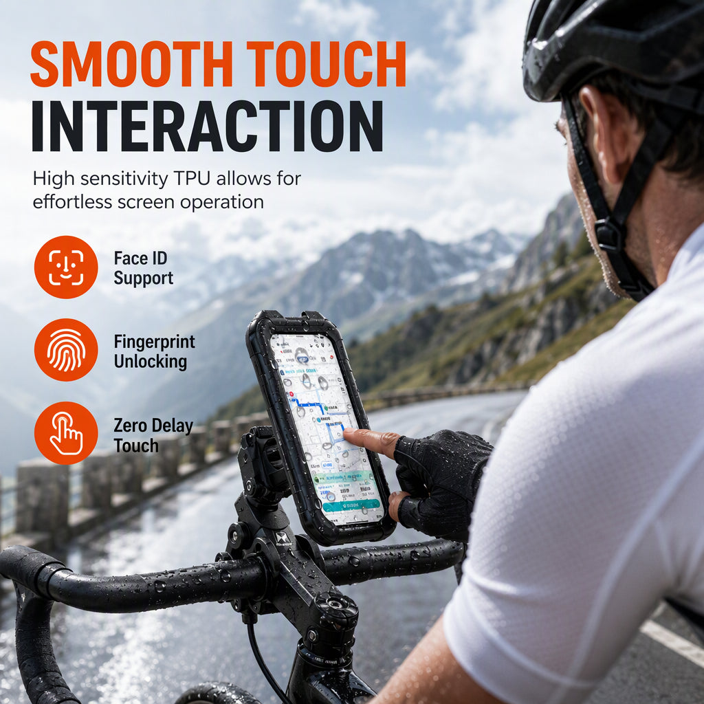 📢📢LIMITED-TIME 50% OFF⏰Waterproof Bike & Motorcycle Phone Holder – IPX6
