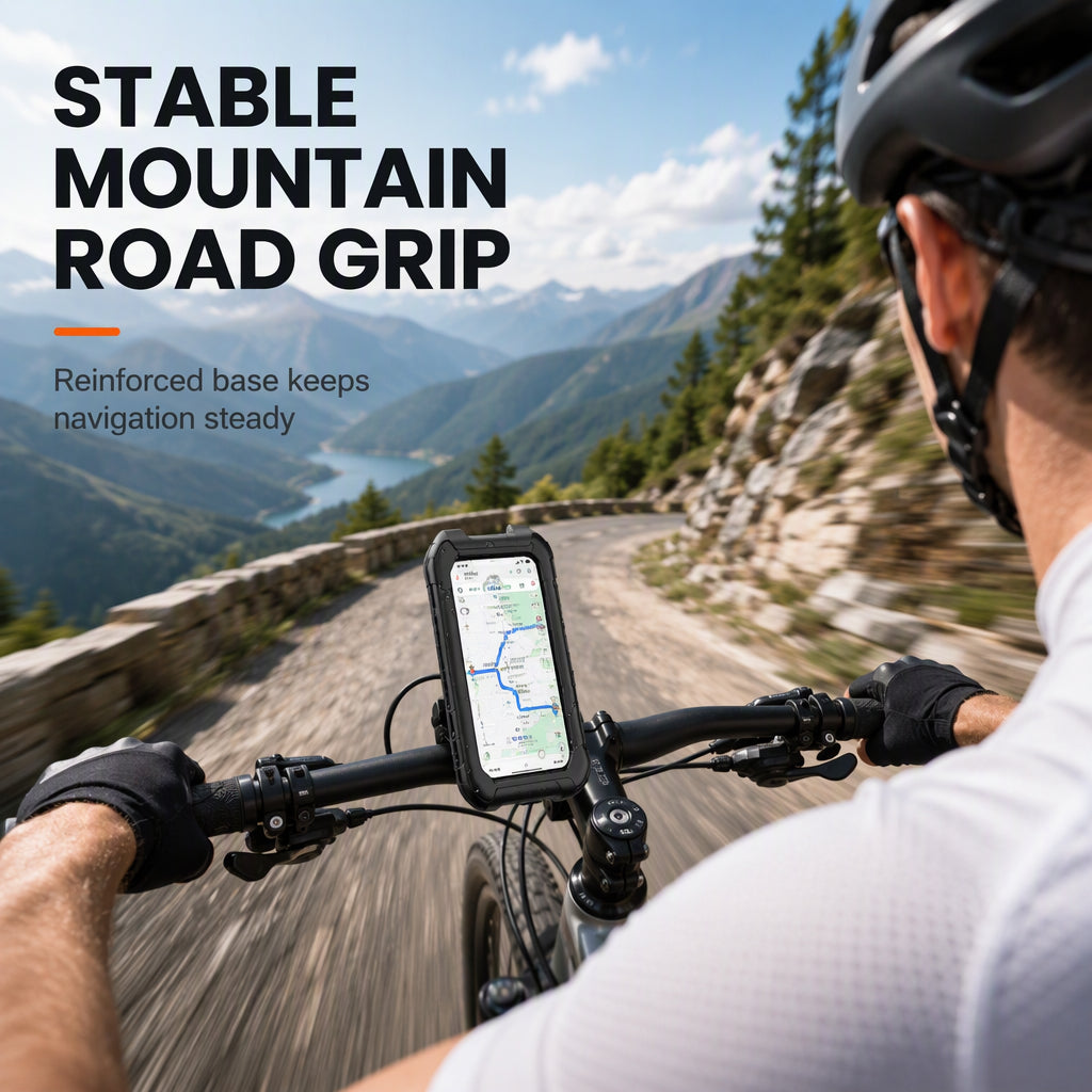 📢📢LIMITED-TIME 50% OFF⏰Waterproof Bike & Motorcycle Phone Holder – IPX6