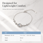 💥 S925 Sterling Silver Planet & Star Charm Bracelet – Crystal Inlaid Celestial Chain with Luminescent Planet Sphere & Pavé CZ Stars, Hypoallergenic Featherlight 5g Dainty Gift for Women & Girls 🪐
