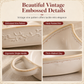 🥳2026 HOT SALE🥳💞50K+ SOLD! 🍲✨ 50% OFF! Retro Ceramic Divided Baking Dish – vintage embossed design, dual compartments keep dips & sides separate, microwave safe. Elegant dining for every occasion! ❤️✅