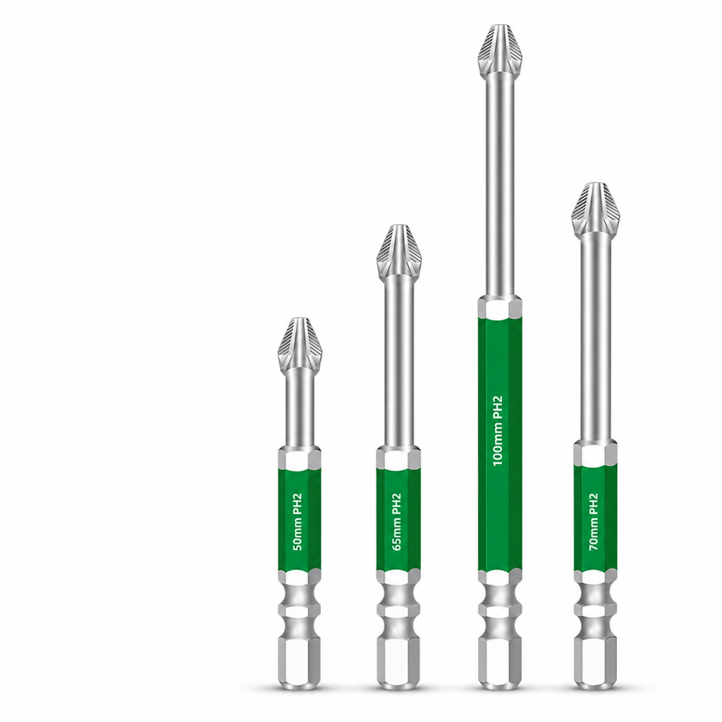 🔥 50% OFF 🔧 Magnetic Phillips Screwdriver Bit Set – Impact Resistant Non-Slip Bits for Electric Screwdrivers ✨