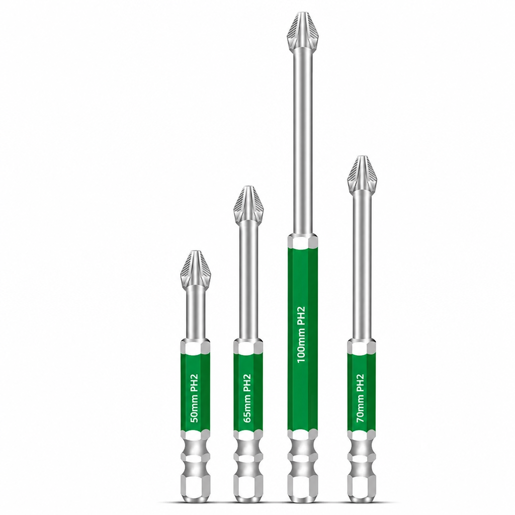 🔥 50% OFF 🔧 Magnetic Phillips Screwdriver Bit Set – Impact Resistant Non-Slip Bits for Electric Screwdrivers ✨