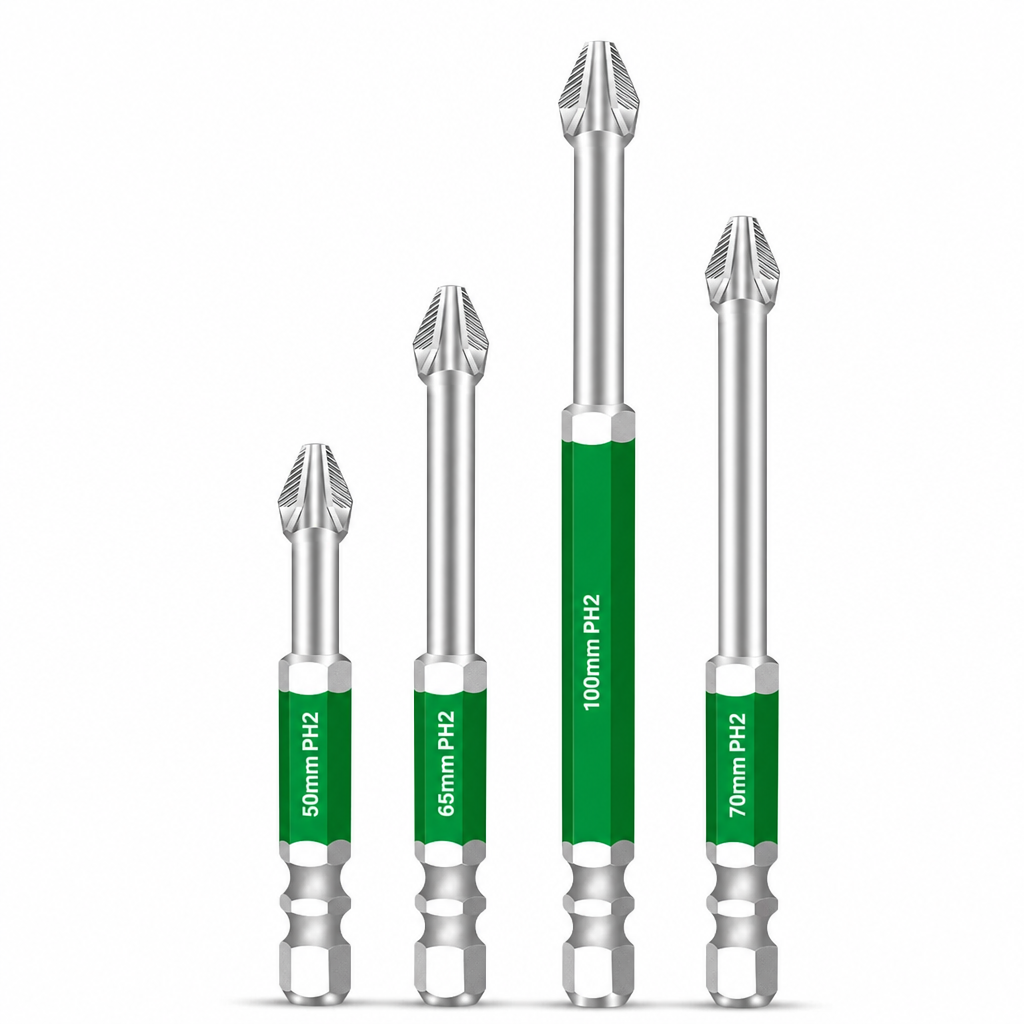 🔥 50% OFF 🔧 Magnetic Phillips Screwdriver Bit Set – Impact Resistant Non-Slip Bits for Electric Screwdrivers ✨