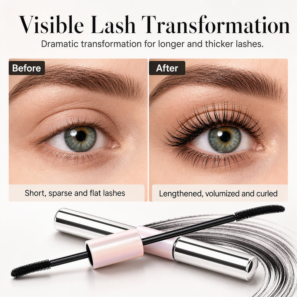 🎁1 +1 Free🏆💥110K+ SOL✨👁️Double-Ended Waterproof Volumizing Mascara💃