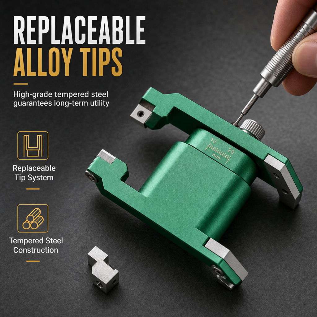 ✨ Watch Repair Tool V-Shaped Spring Bar Pliers — Adjustable & Replaceable Tips 🔧