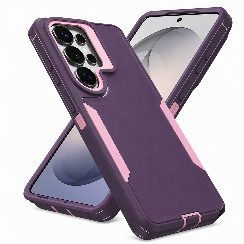 📲🛡️Shockproof Phone Case with Metal Lens Kickstand Protective Cover for Samsung Galaxy S26 S25 S24 S23 S22 Ultra Plus FE