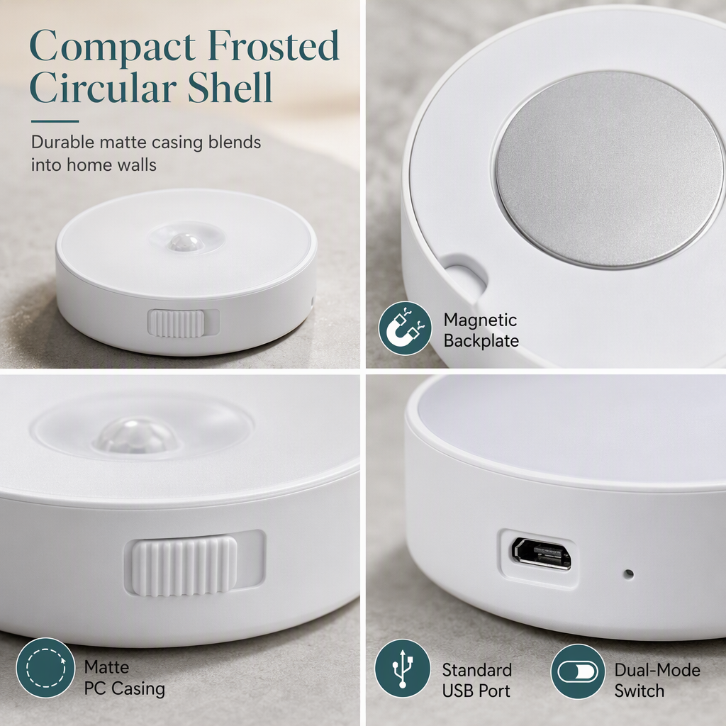 ✨ LIMITED-TIME 50% OFF ✨💡 Smart Rechargeable Wireless LED Motion Sensor Night Light – Smart Lighting for Every Corner 🌙✨