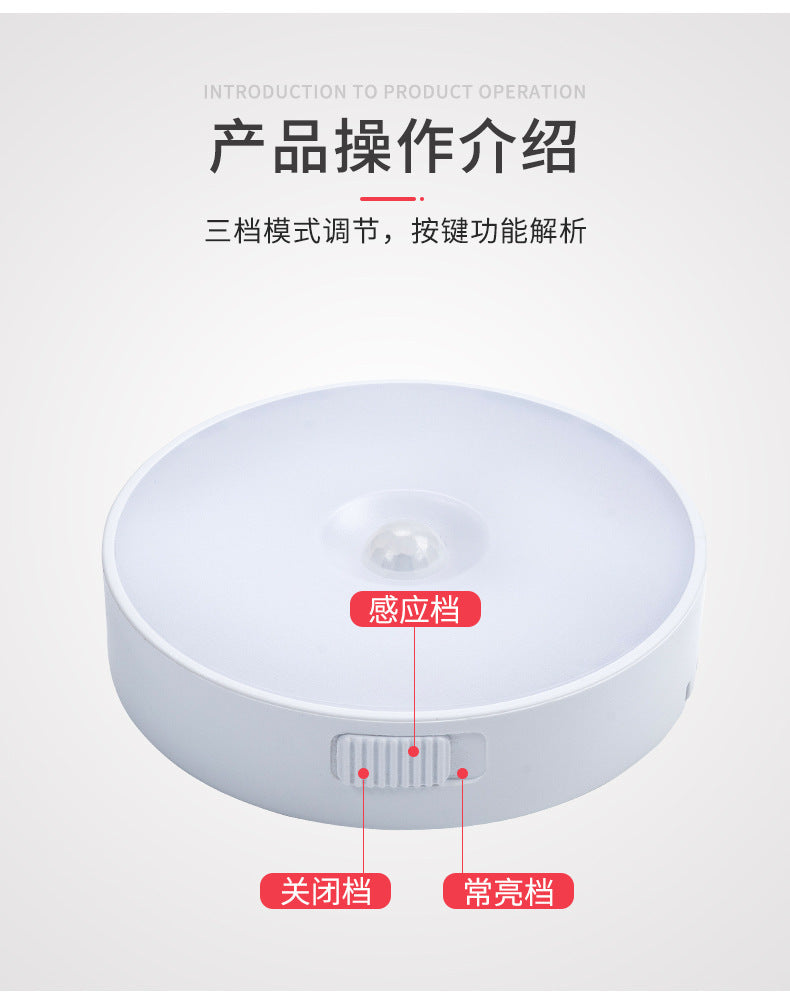 ✨ LIMITED-TIME 50% OFF ✨💡 Smart Rechargeable Wireless LED Motion Sensor Night Light – Smart Lighting for Every Corner 🌙✨