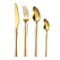 🍽️ LIMITED-TIME 50% OFF! ✨ 304 Stainless Steel Cutlery Set – Slim Elegant, Mirror Polished, Comfort Grip 🥂