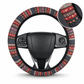 ⏳Time-Limited Special⏰Universal 38cm Ringless Silk Steering Wheel Cover Printed Breathable Car Wheel Protector for All Seasons