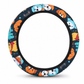 ⏳Time-Limited Special⏰Universal 38cm Ringless Silk Steering Wheel Cover Printed Breathable Car Wheel Protector for All Seasons
